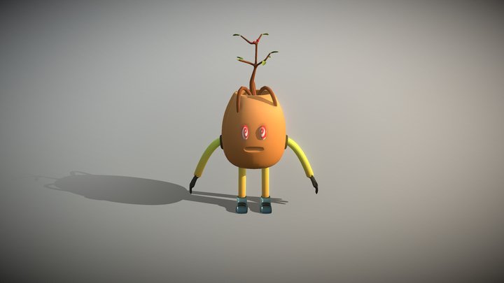 TotallyPlantCharacter 3D Model