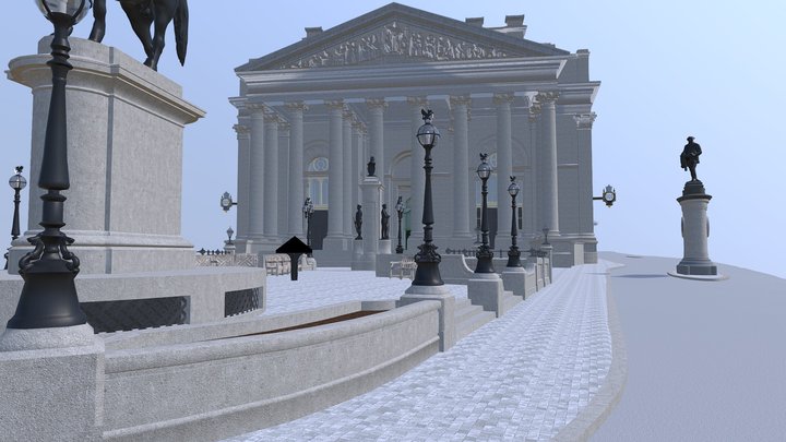 The Royal Exchange 3D Model