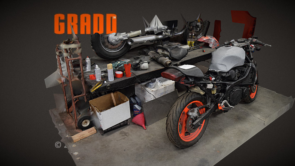 Vocademy Motorcycle Riverside, CA 3D model by GRADD [4755b6d