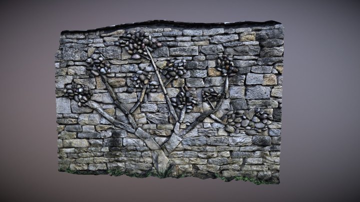 Arbre de pierres 3D Model