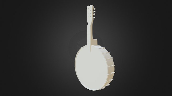 Banjolin Highpoly 3D Model