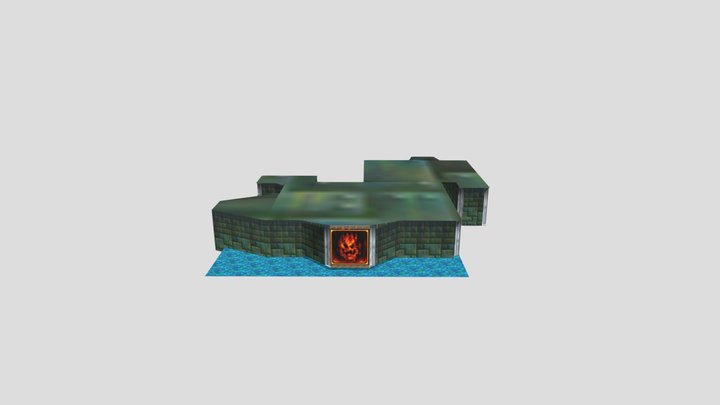 Super Mario 64 Basement Maze Room 3D Model