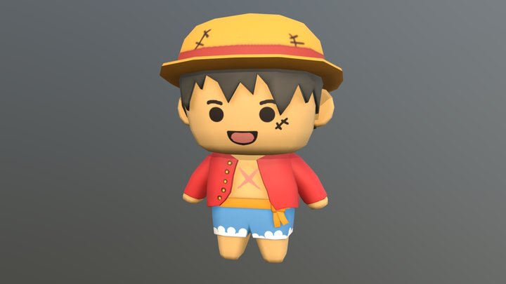Chibi Luffy (One Piece) 3D Model