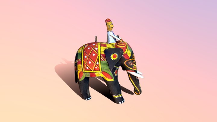 Indian Elephant 3D Model