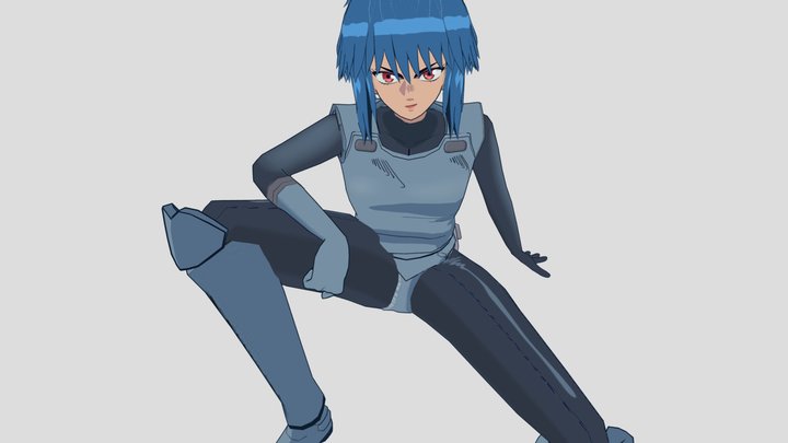 草薙素子 Motoko Kusanagi / 攻殻機動隊 2026 3D Model