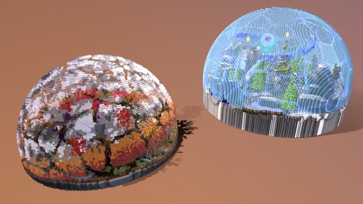 Chrismast & Halloween Arena 3D Model