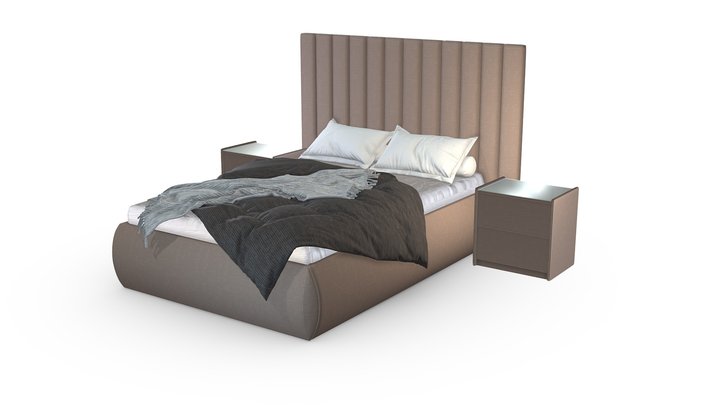 Bed Kalifornia 1400 B 3D Model