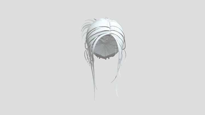F_ Hair_636 3D Model
