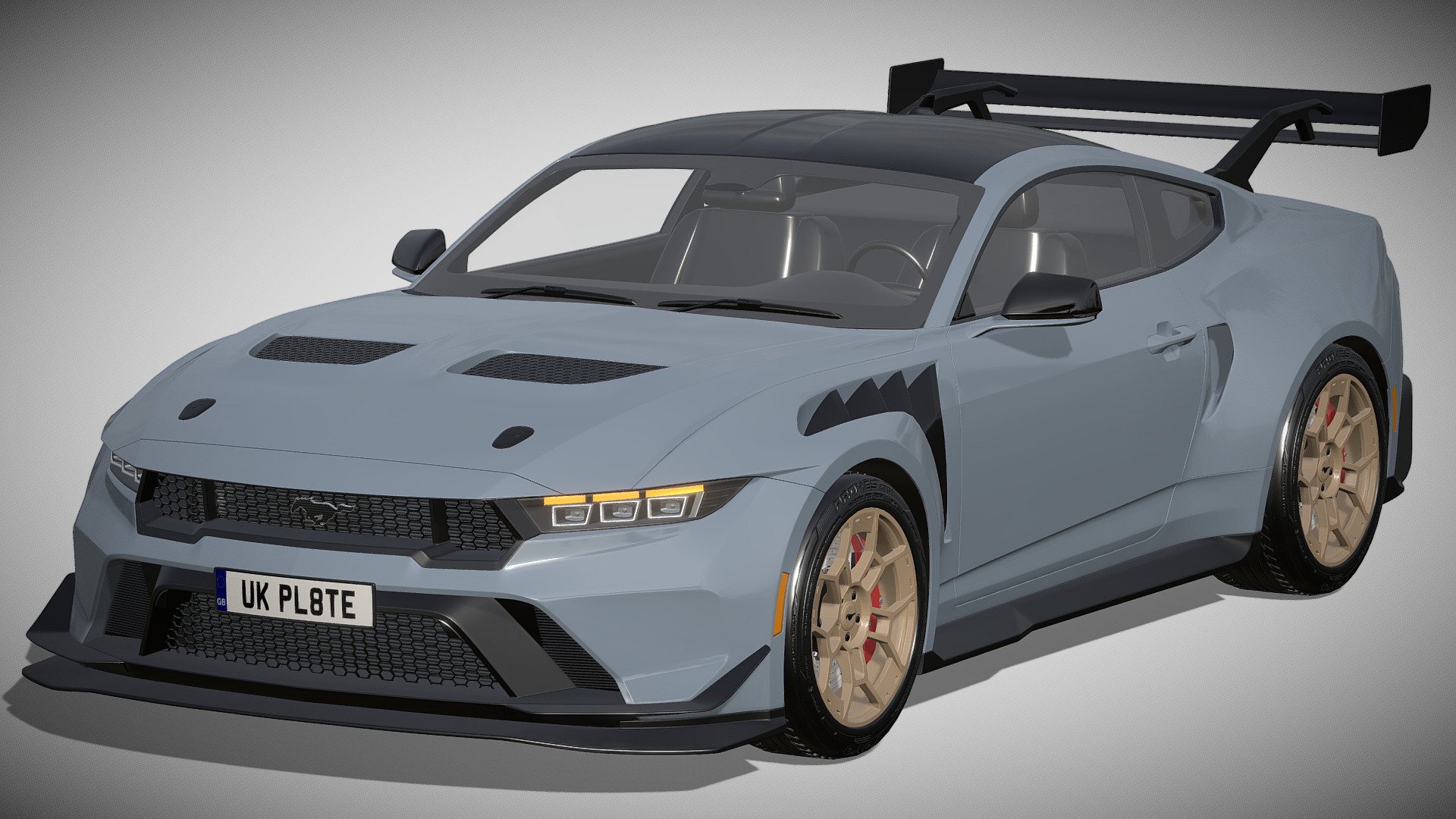 Ford Mustang GTD 2025 - Buy Royalty Free 3D model by zifir3d [4759cd3