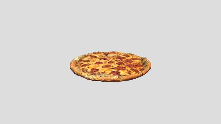 Big Pizza Simulation Food Model , modelzz