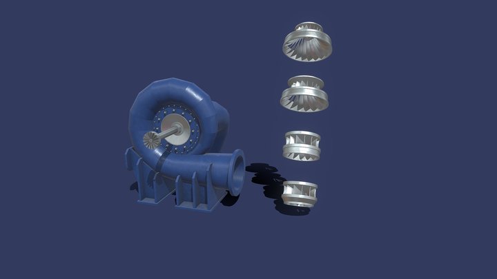Turbinas Hidraulicas (458) 3D Model