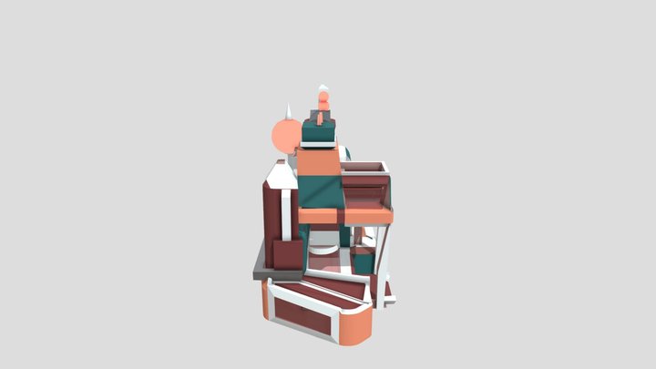 Utopian building 3D Model