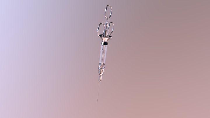 syringe 3D Model