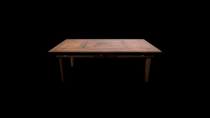 Table Rustopoly 3D Model