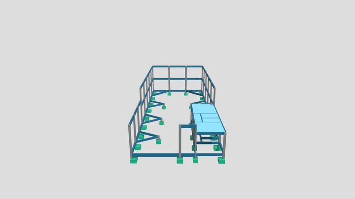 MALHA 3D - BARRACÃO COMERCIAL 3D Model