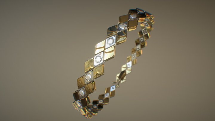 beehive bracelet 3D Model