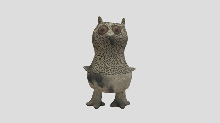 Zuni_Effigy_Vessel 3D Model