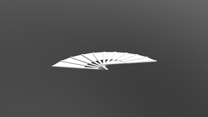 Battle Fan 3D Model
