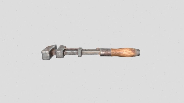 Antique Wrech 3D Model