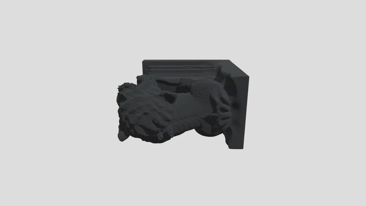 Stone Lion 3D Model