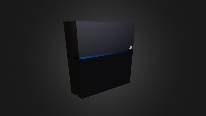 PlayStation 4 3D Model