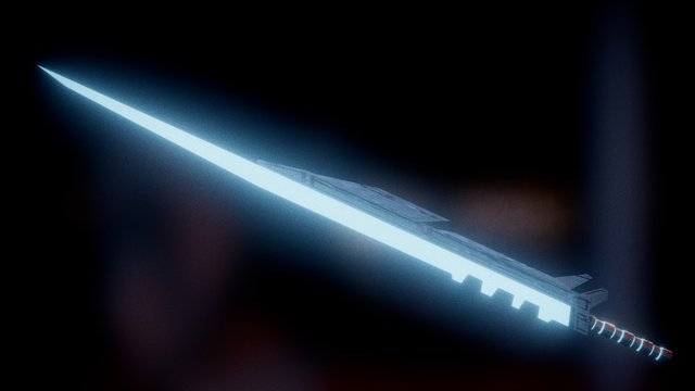 Cyber Sword 3D Model