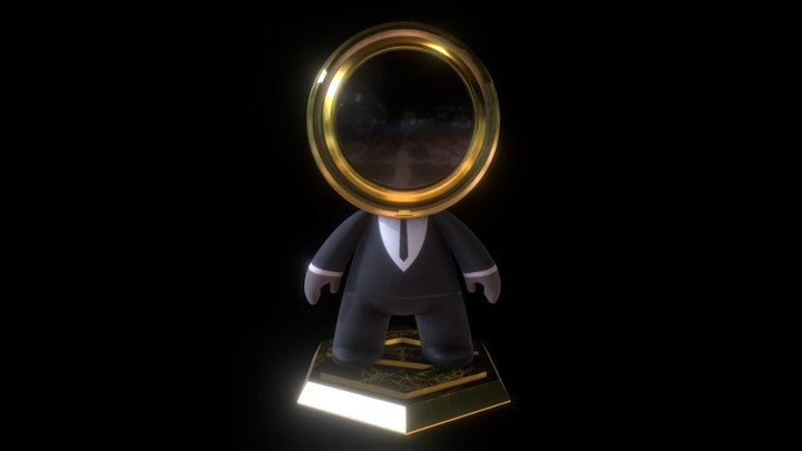 Gonzalo Caicedo - matt in black 3D Model