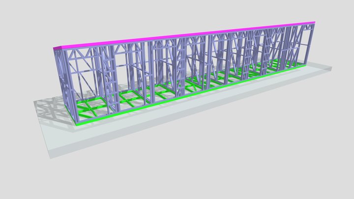 Tualet 2x13.9 2.1kN 3D Model
