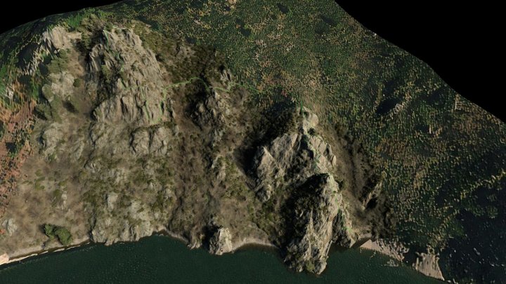 PARCOURS MONTAGNE 3D Model