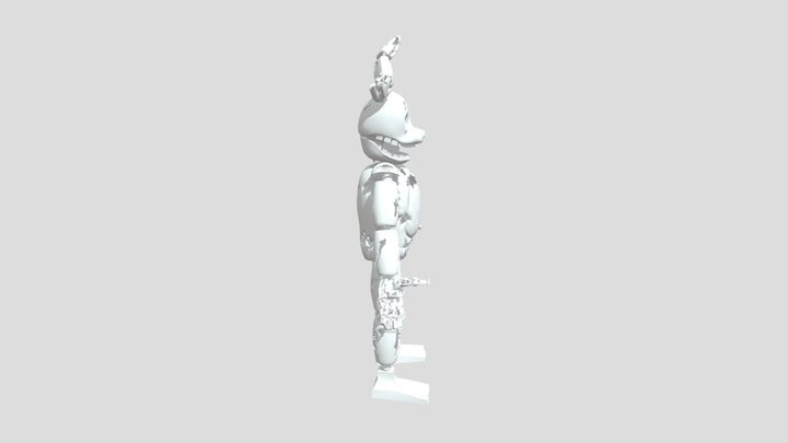 Springtrap VHS - Analog Horror 3D Model