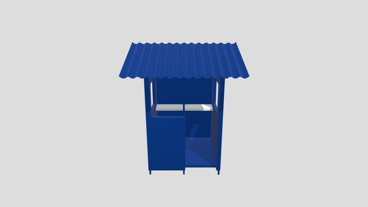 Security booth 3D Model