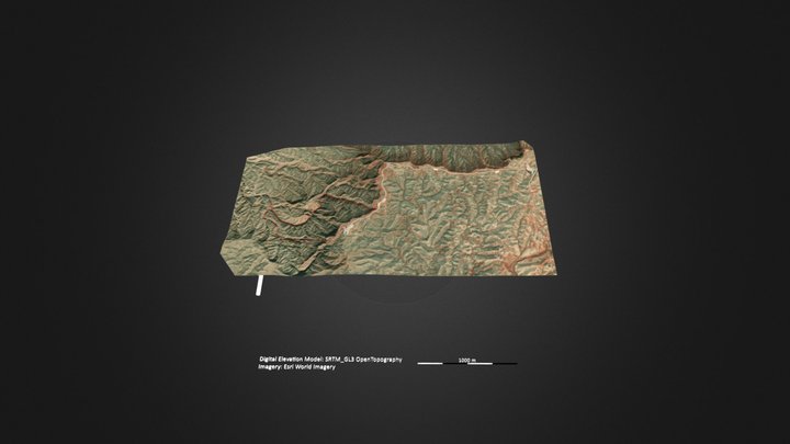 平山湖大峡谷 – Modèle 3D gratuit STL