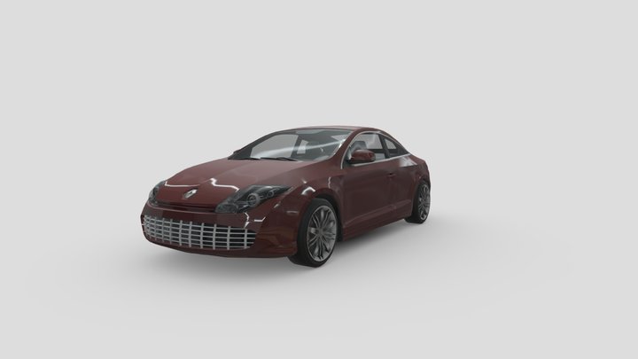 2012 Renault Laguna Coupe 3D Model
