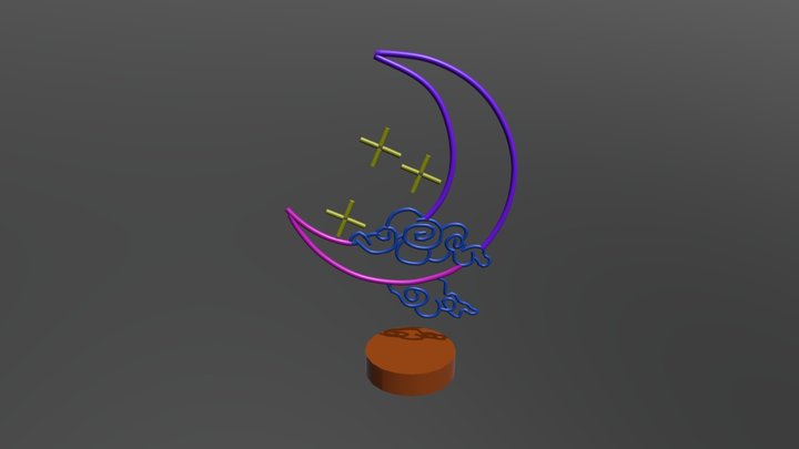 Moonlight- Unlit 3D Model