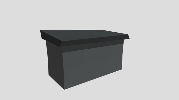 Garbage Bin - Low Poly & Stylized 3D Model