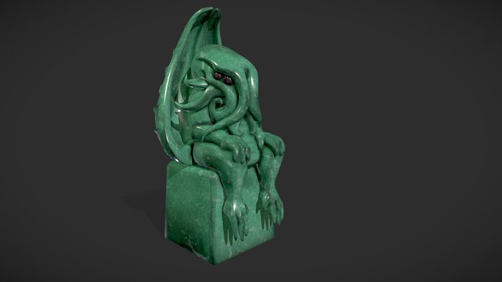 Cthulhu Statue 3D Model