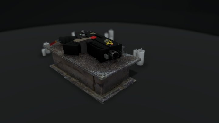 Bolter Warhammer 3D Model
