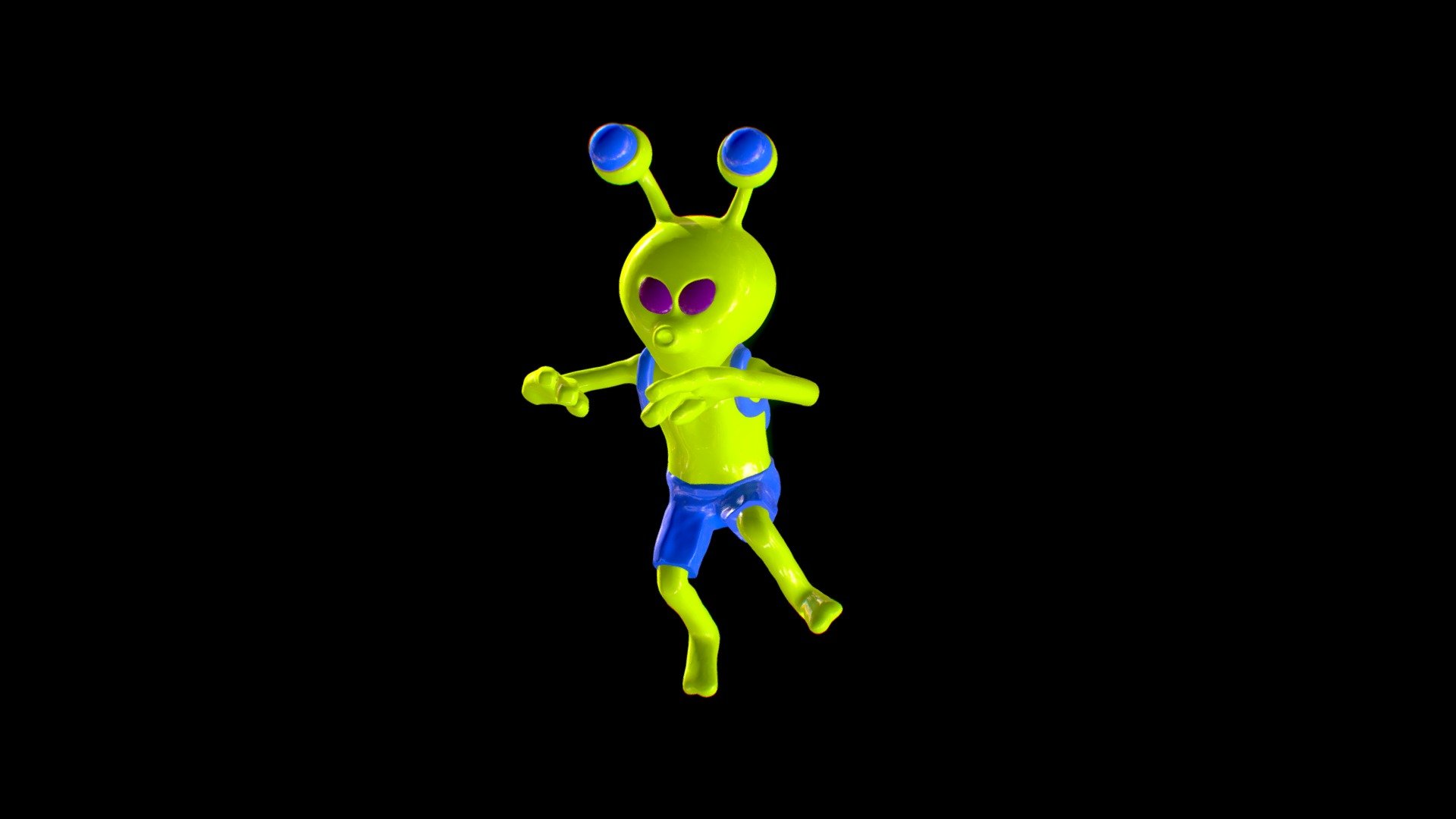 Floating Alien