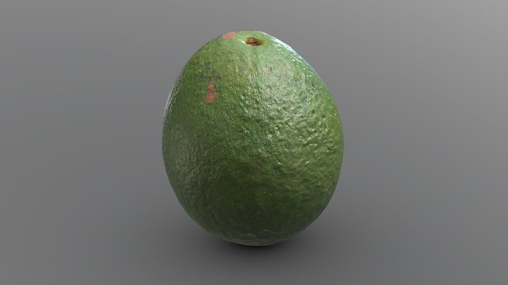 Avocado Photoscan 3D Model