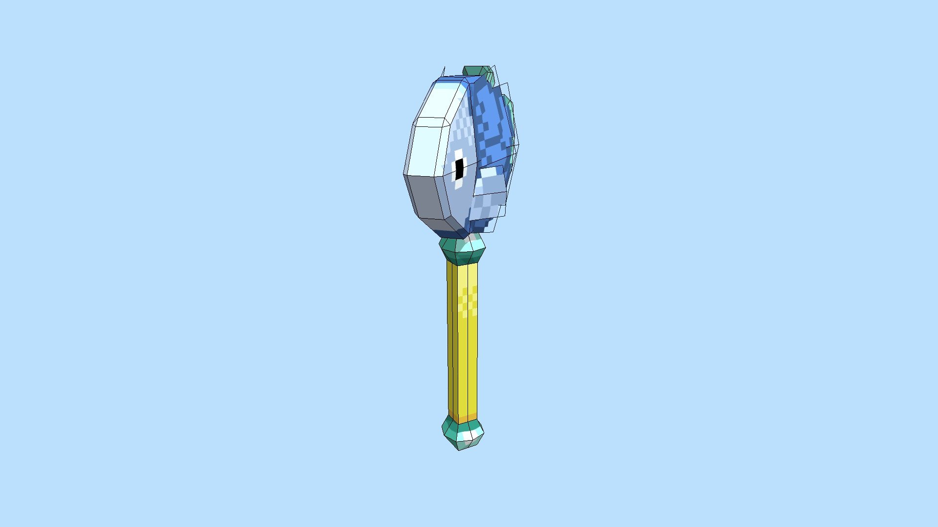 FISH WAND ANIMAL CROSSING NEW HORIZON 3D model by weeversang [4768254