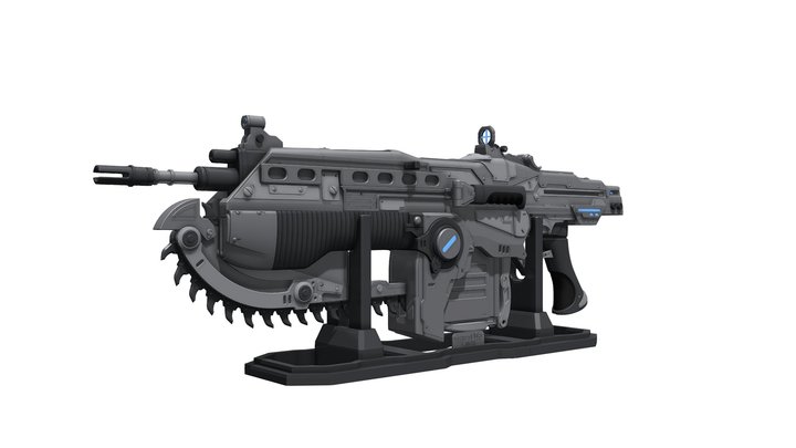 Lancer - Gears Of War - Printable 3d model 3D Model