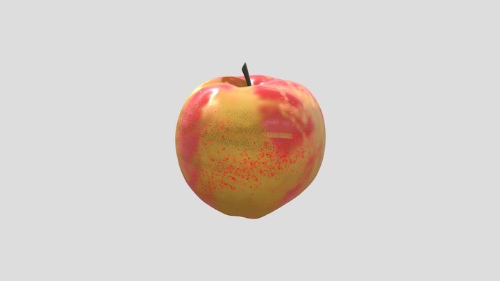 Eddys Apple Gold 3D Model