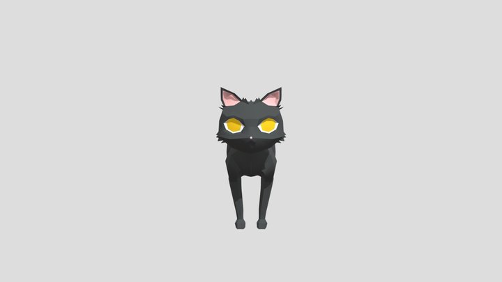 Black Cat 3D Model