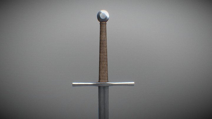 Medieval Sword 3D Model
