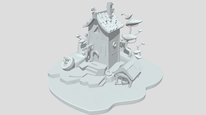 Sailorman House 3D Model
