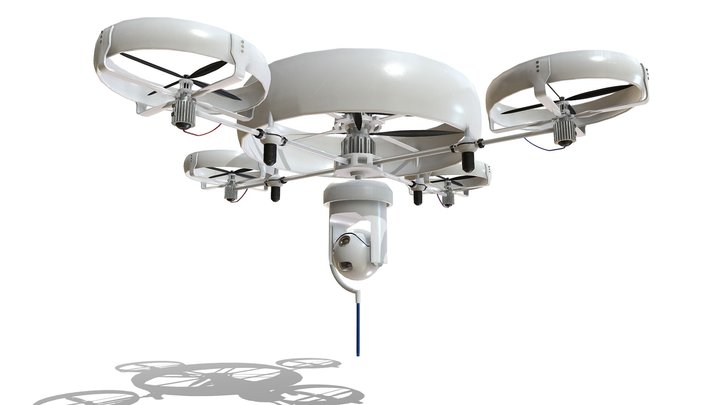 Reconnaissance Spy Drone 3D Model