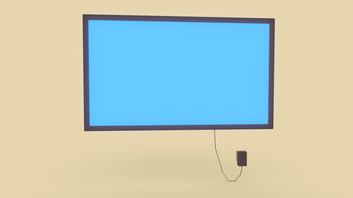 Smart TV – Modello 3D gratuito STL