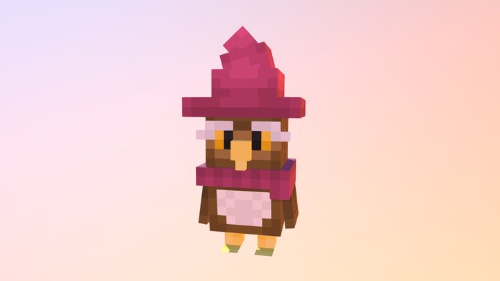 Magibou - MagicalSky Mascot 3D Model