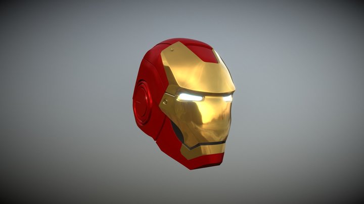 IronMan_Helmet 3D Model
