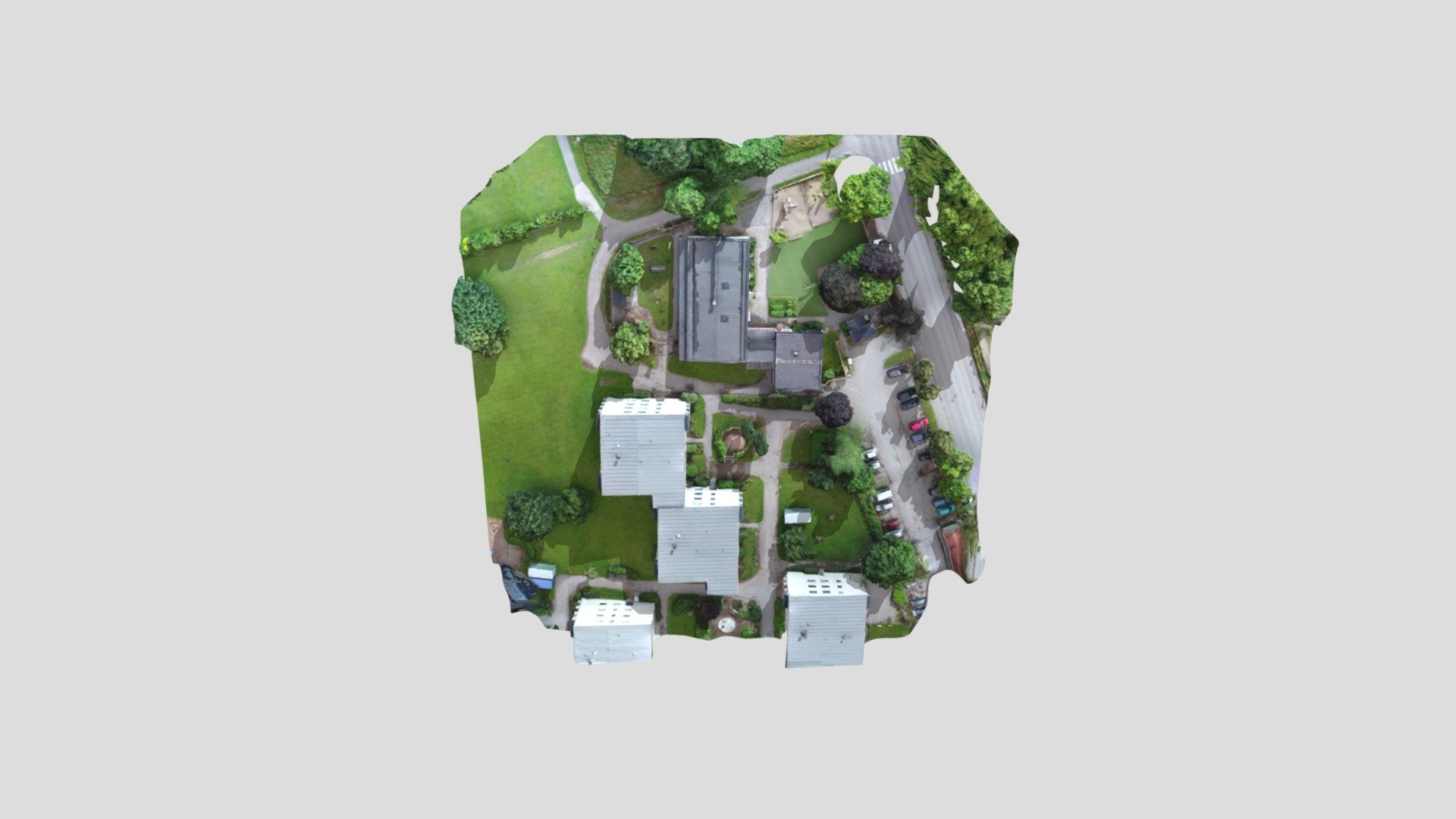 Växjö city , Sweden 3D Model by Drone